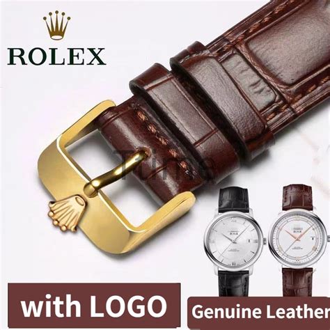 rolex watch leather|authentic rolex leather watch bands.